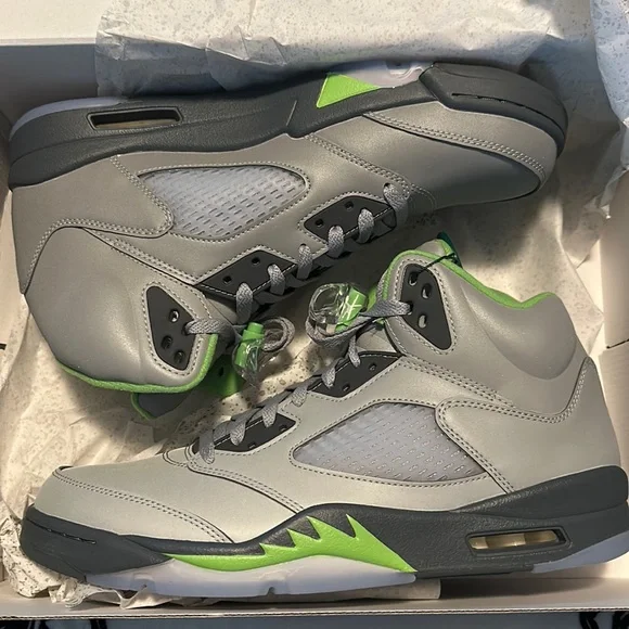 Brand New pair of Jordan5 GREEN BEAN(2022) Air Jordan 5 Green Bean DM9014-003 Release Date | Hypebeast main image 2